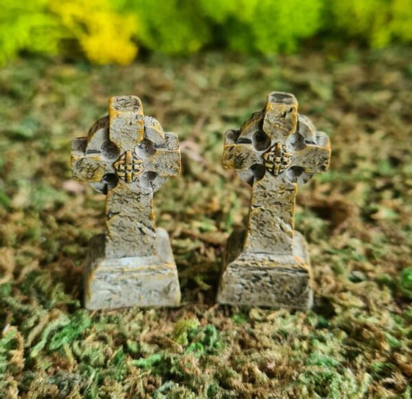 Celtic Cross Fairy Gravestones