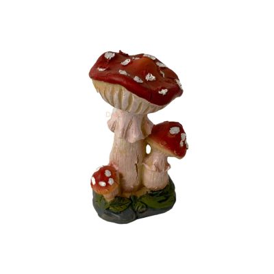 10mm Miniature Mushrooms & Toadstools For Fairy Gardens - Pack Of 10 Assorted Colors