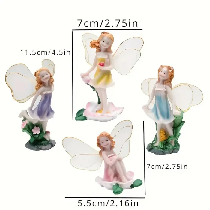 Fairy Garden Fairies With Net wings - Image 2