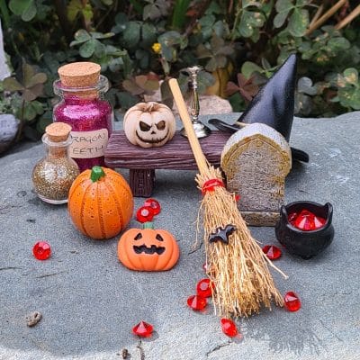 Fairy Garden Halloween Accessories Set