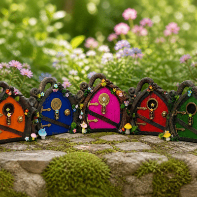 Enchanted Tree Trunk Fairy Door