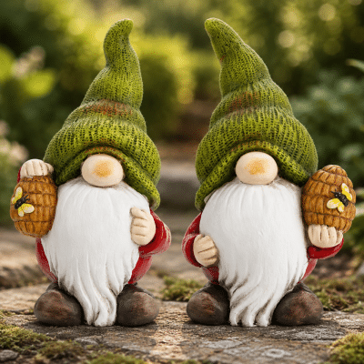 Fairy Gardens Beehive Garden Gnomes – 28.5cm High